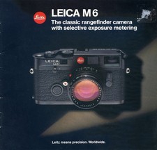 Leica M6 booklet - The classic
