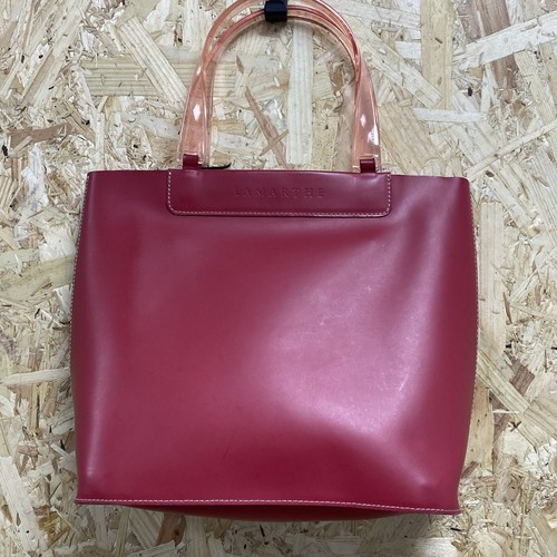 Lamarthe red leather tote bag - leather,