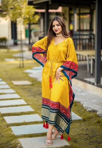 Pure gaji silk kaftan - kaftan, abaya