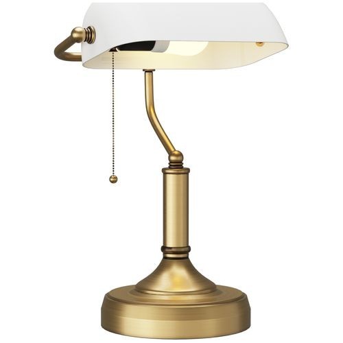 Homcom banker table lamp - table,