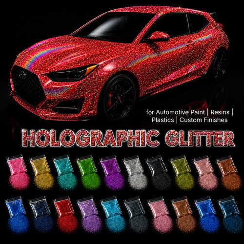 Holographic glitter flake - glitter,