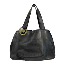 Michael Kors Black Pebbled