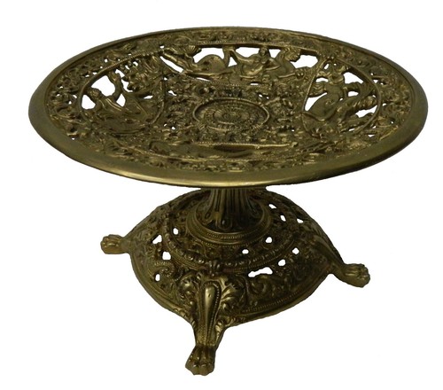 Brass jali work table - work, |