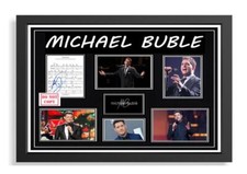 212  michael buble signed a4