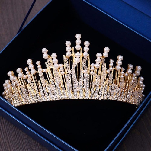 Stunning gold crown tiara - crown/tiara, with
