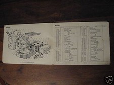 1950 JOWETT JAVELIN large format  illustrated PARTS BOOK, FREE POST AUSTRALIA