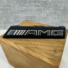 AMG Front Grille Radiator Badge for Mercedes C63S E63S CLA45 GLA45
