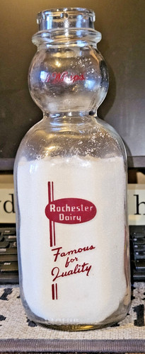 Vintage cream top milk - top, bottle