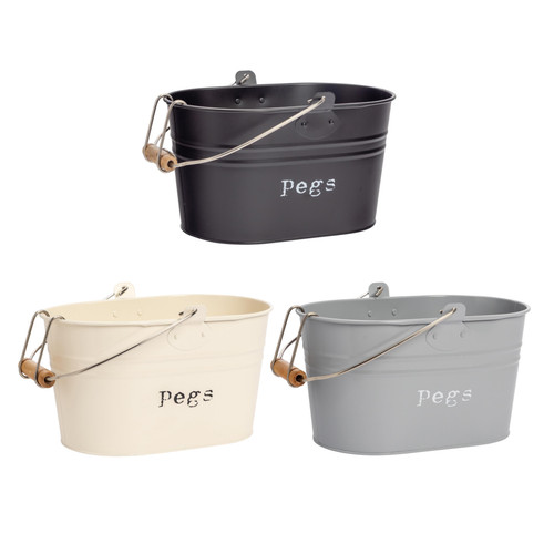 Clothes peg bucket vintage - clothes,