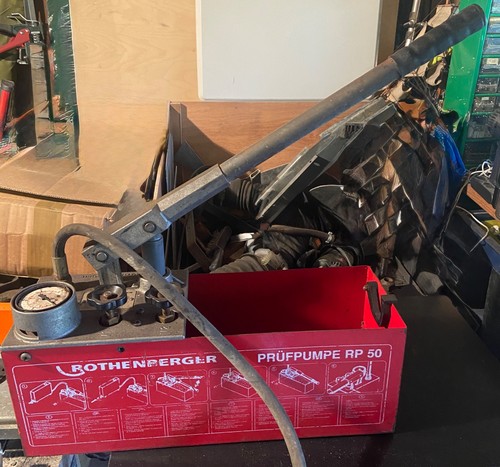Rothenberger rp50 test pump - test,