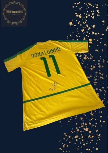 Ronaldinho hand signed - ronaldinho,