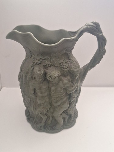 Antique minton stoneware jug - antique,