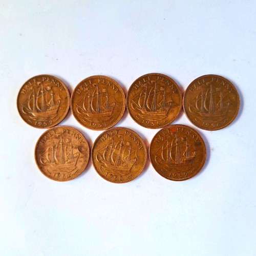 British half penny francis - british,