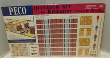 Peco Kitmaster Coach Interior Kit Corridor Open 2nd class No.14