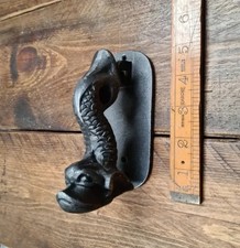 Cast Antique Iron Fish Door
