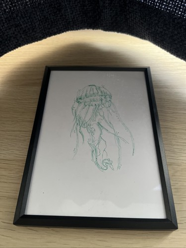 Original hand drawn jellyfish - original, hand-drawn