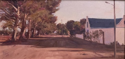 Vintage oil painting - oil,