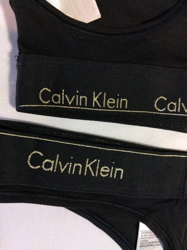 Calvin klein black and - and, gold
