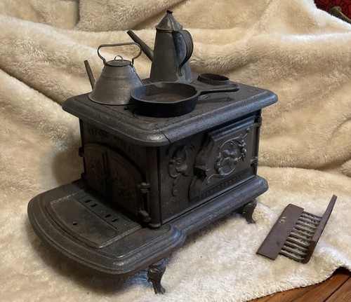 Cast iron antique - , nickelplated