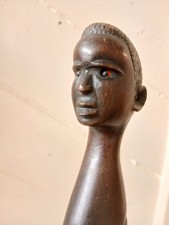 antique h/carved walking stick