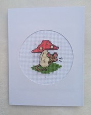 Handmade Cross Stitch Card -