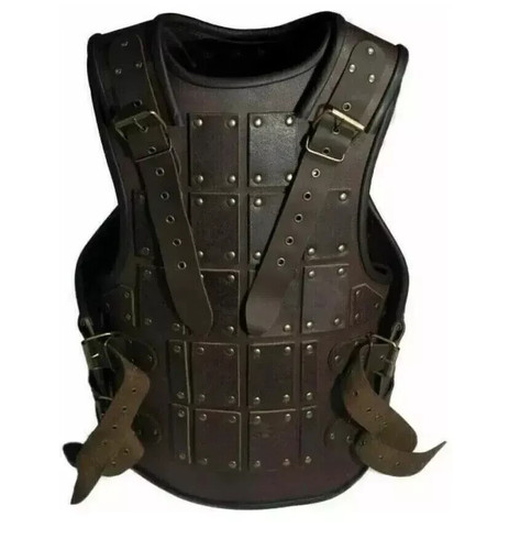 Medieval brown leather - brown,