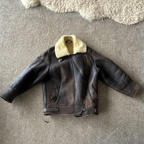 Polden sheepskin flying jacket - polden,