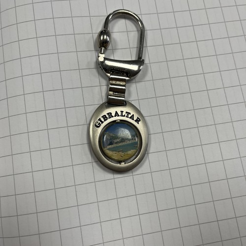 Gibraltar lucky coin key - gibraltar, chain