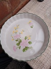 Vintage Floral 9 Inch Pie /