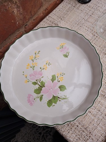 Vintage floral inch pie - vintage,
