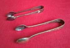 2 x Sugar Tongs nips EPNS