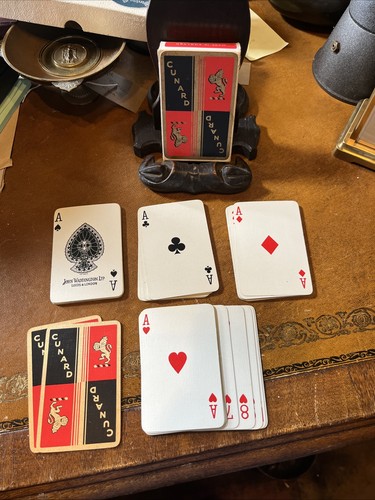 Complete set cunard playing - cunard,