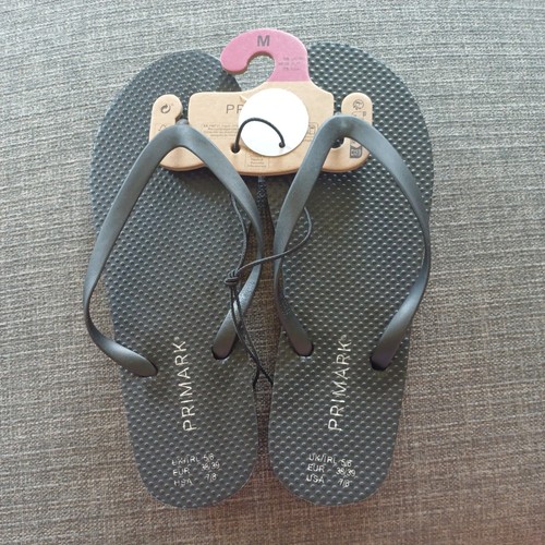 Primark black cushioned flip - primark,