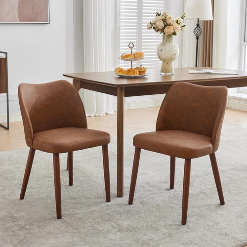 Leather wingback dining - pu,