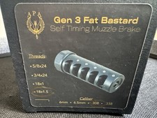 APA Gen 3 Fat Bastard Muzzle Brake .308 Cal 18x1.5 Thread