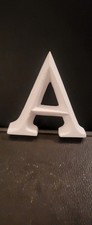 Signage Small Letter A White Chalk Letters by Posh Grafiti Homeware Home Decor