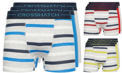 Mens pack crosshatch cotton - 3,