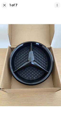 Gloss black grille - black, star