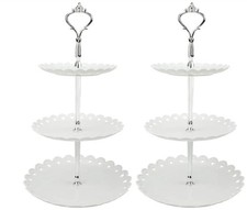 3 Tier Cake Stand Set of 2