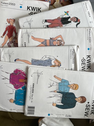 Childrens sewing pattern kwik - pattern,