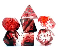 🔥 DND BLOOD Dice Resin Dice