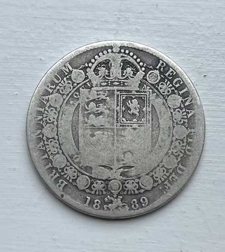 Queen victoria 1889 half - queen,