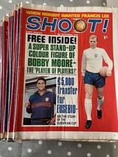 Shoot! football magazines x 30 - 1969/1970