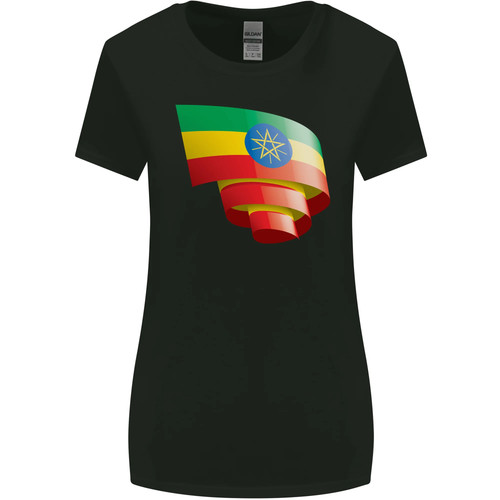 Curled ethiopia flag ethiopian - ethiopia,