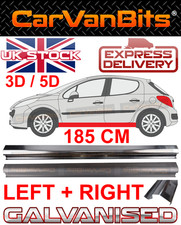 FOR PEUGEOT 207 06-13 SILL REPAIR LOWER BODY RUST OUTER PANEL 185CM PAIR 