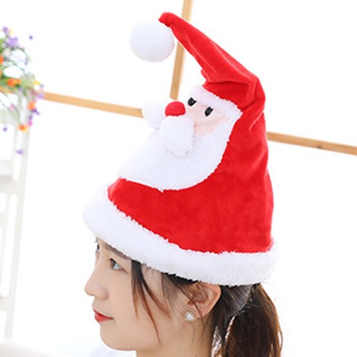 Santa hat singing - and, dancing