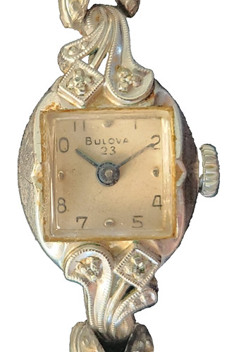Vtg bulova women watch 10k - vtg,