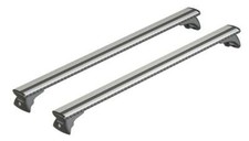 Silver Wing Roof Bars for Peugeot 206 SW 2002-2010 With Raised Rails