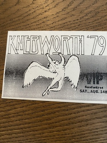 Knebworth led zeppelin - zeppelin, vip