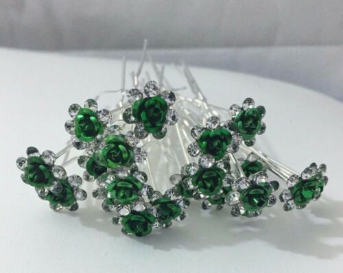 Diamante bridal hair pins - diamante, x